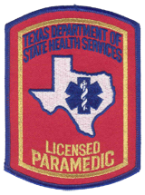 Texas Paramedic Patch