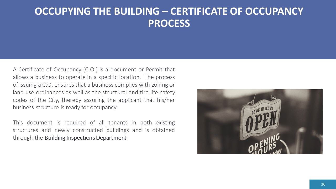 The Commercial Development Process Slide 36