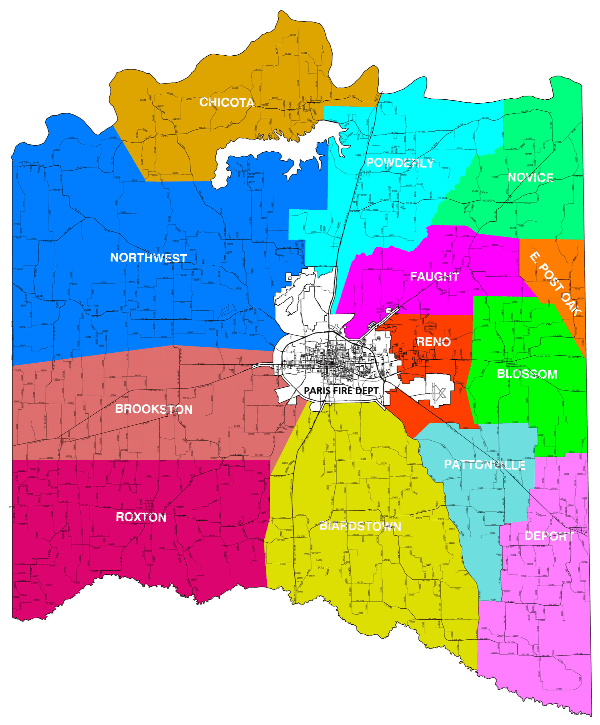 FRO RESPONSE MAP LAMAR COUNTY FY2020-2022